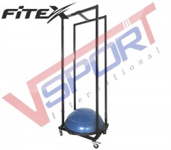 Стойка Fitex FTX-6809 для босу, серая, для 10 мячей - V-SPORT Тренажеры