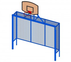 Мини-футбольные ворота V-SPORT УТ604 с баскетбольным кольцом - V-SPORT Тренажеры
